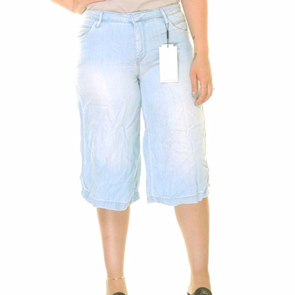 women's denim culottes